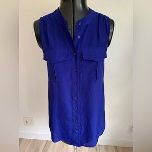 J. Crew Sleeveless Button-Up